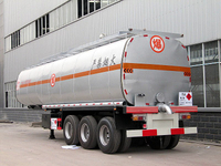3 Axle 50000liter 10000gallon Fuel Road Tanker 40cbm Fuel Tank Trailer