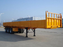 Heavy duty three axles cargo semi-trailer for cargo transportation