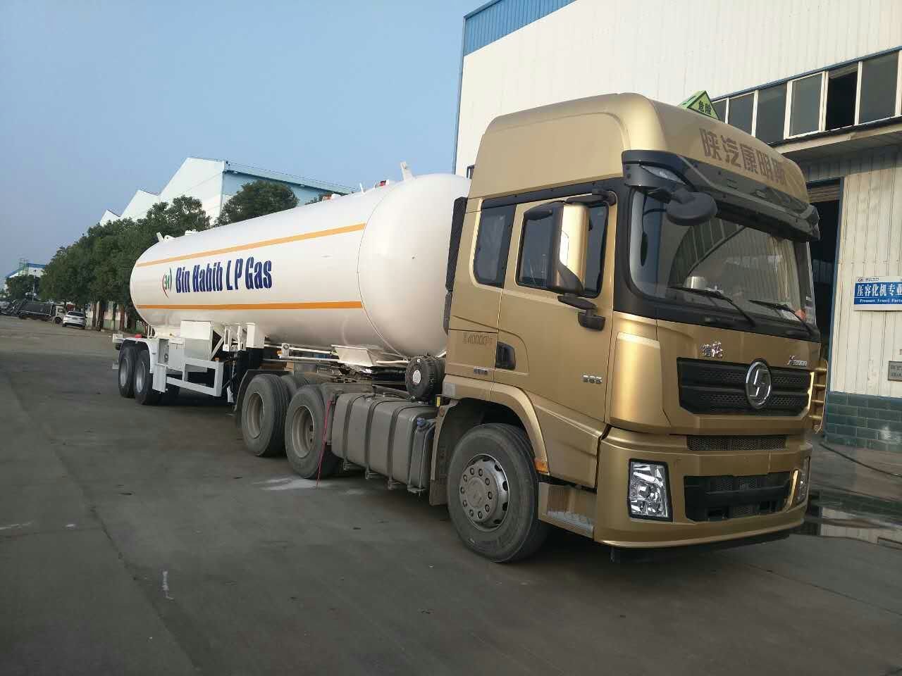 2-Axle 40.5CBM 40500Liters 20MT 20Tons LPG Tanker Semi-Trailer