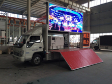 HOWO 4x2 Hydraulic Wingspan Mobile Stage Truck