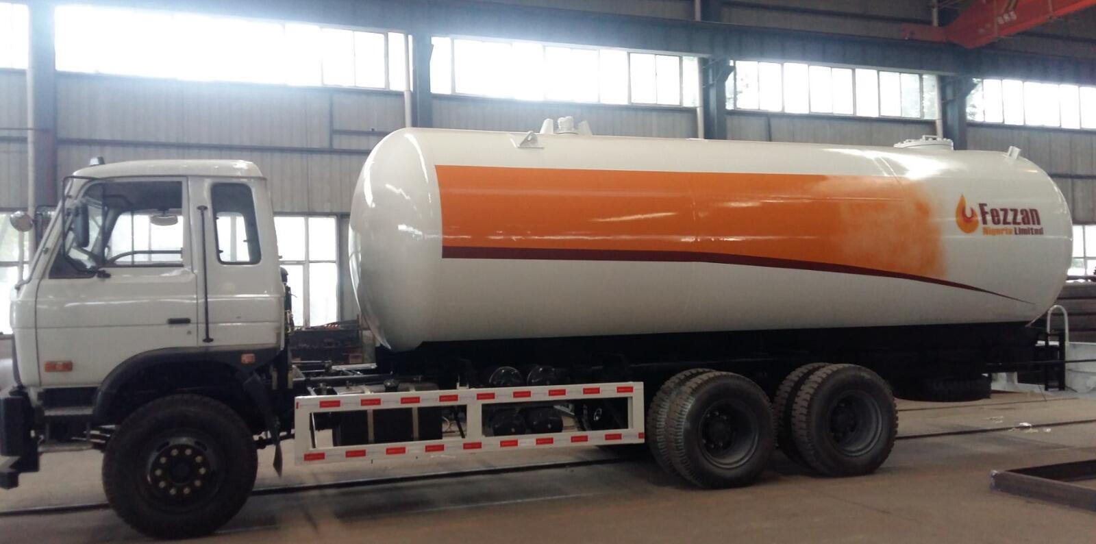 20000Liters Fully Pressurized LPG Propane Delivery Road Truck