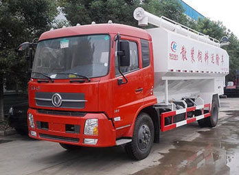 What is the capacity of the bulk feed delivery truck?