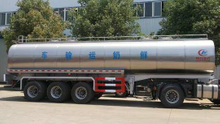 CLW 3 axles Stainless Steel Liquid Food Transport Semi Trailer 30,000 liters Milk Tank Trailer For Sale