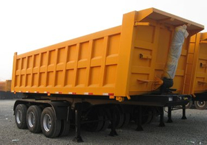 3 Axle 24CBM 40 Ton Tipping Dump Tipper Semi Trailer 