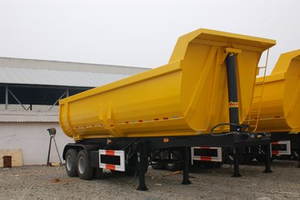 2 Axles 18CBM U Shape Tipper Semi Trailer Tipping Semi-Dumper