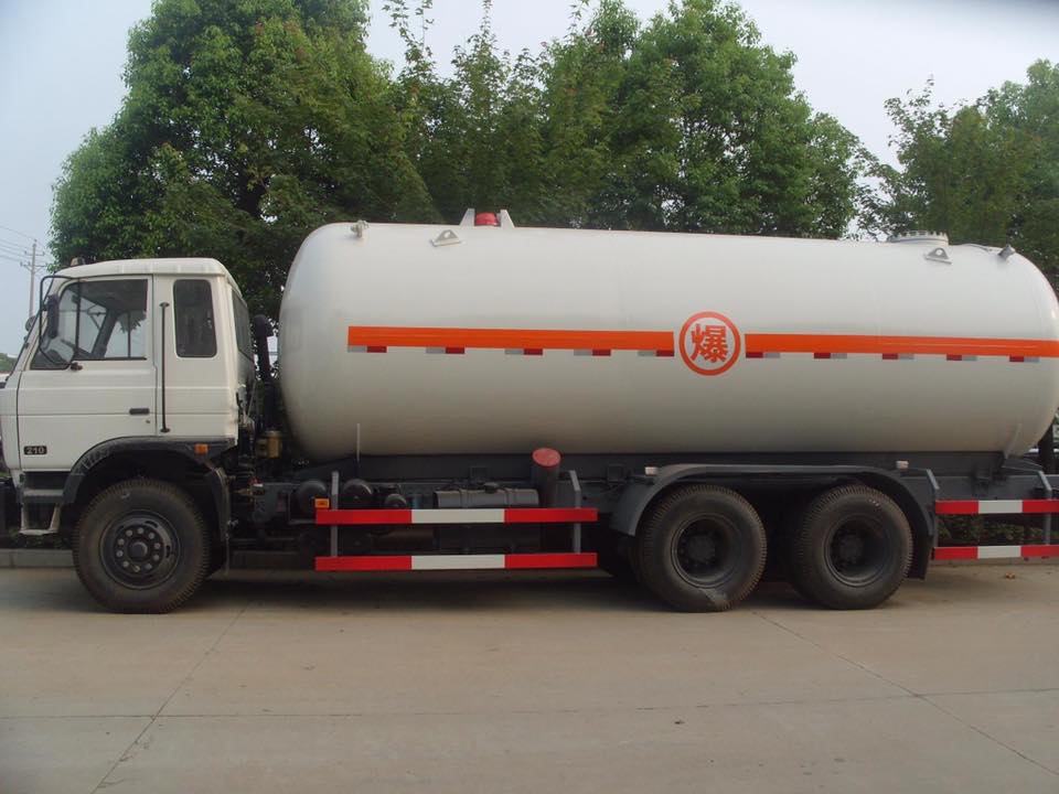 Fully Pressurized DongFeng 6x4 20cbm LPG Propane Delivery Road Truck