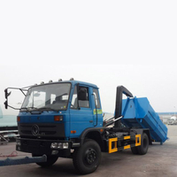 Made in China DONGFENG 4X2 8 TON 10CBM Hook Lift Garbage Truck