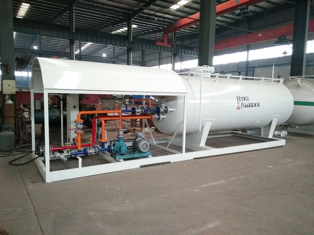 10M3 10000Litres 10CBM 5Tons 5MT LPG Cylinder Filling Skid Station with One Scale