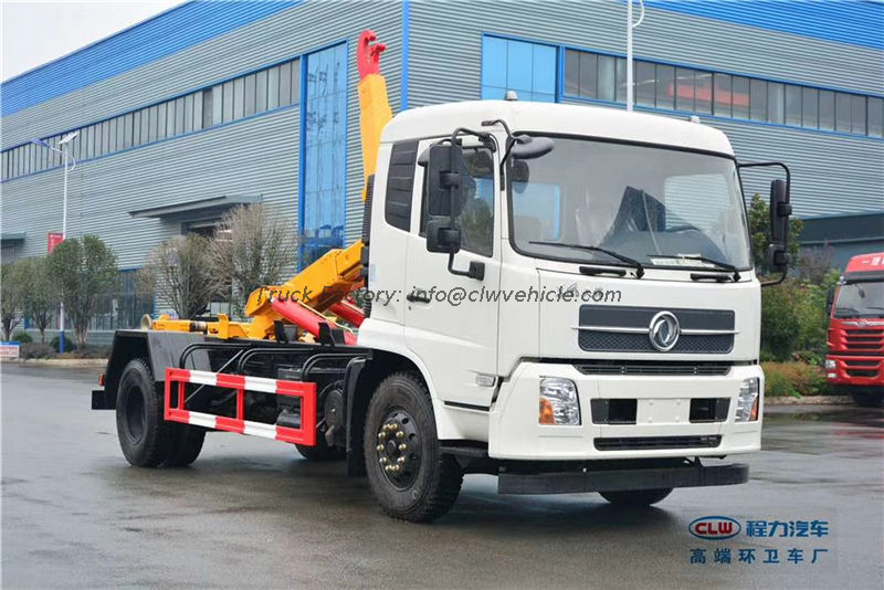Hook Arm Garbage Compactor Truck Environmental Protection