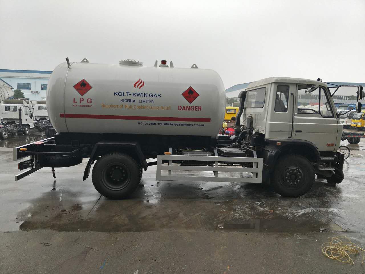 15cbm Bobtail Tanker LPG Bobtail Truck for Sale 