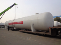 ASME Standard 100MT 100Tons 200M3 200000Liters Horizontal LPG Storage Tank for Africa 