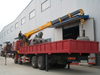 SINOTRUK 8X4 HOWO 25Ton 30Tons Cargo Truck Mounted Foldable Arm Crane