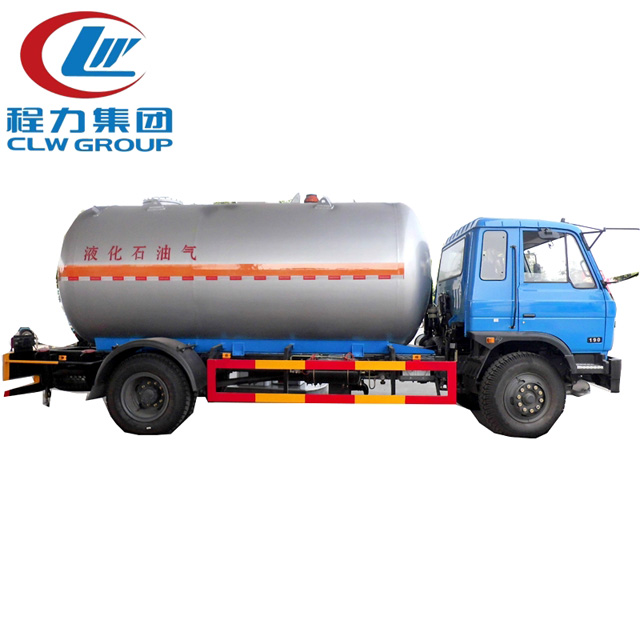 Fully Pressurized 16 Cubic Meters LPG Propane Delivery Road Truck