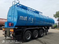 34CBM 3axles Semi Trailer Load Chemical Liquid Bulk Cement Asphalt