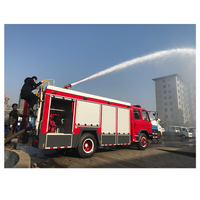 Dongfeng 6 Wheel 6cbm Water Tank Fire Fighting Truck