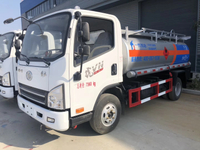 Faw 4x2 5m3 Fuel Tank Oil Transport Truck